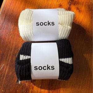 Women’s Pilates Socks — Black, Cream & Blush (3-Pack)